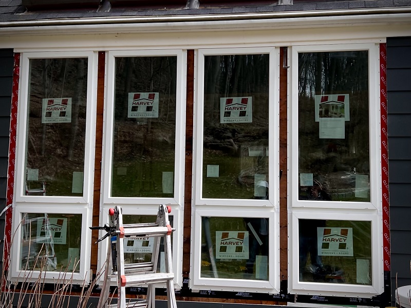 Harvey vinyl window replacement in Ridge field